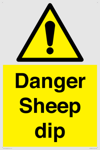 Danger Sheep dip